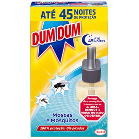 Inseticida Elétrico Recarga Moscas E Mosquitos Dum Dum