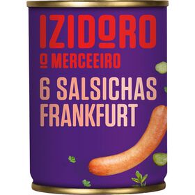 Salsichas Frankfurt Lata 6 Un Izidoro 240 gr (Peso Escorrido 120 gr)