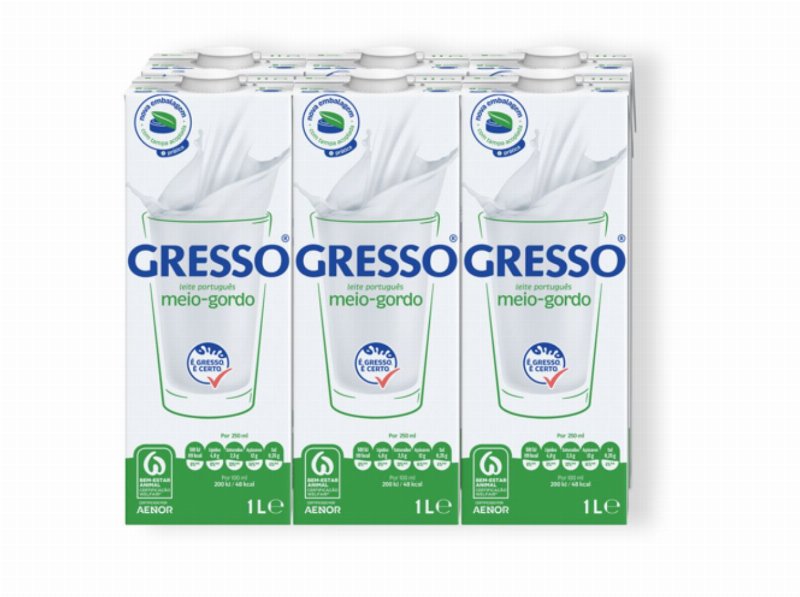 Leite Uht Gresso M/Gordo 6X1 l