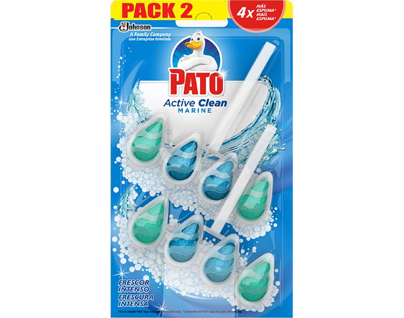 Bloco Pato Sanitário Active Clean Marinho 2X38.6 g