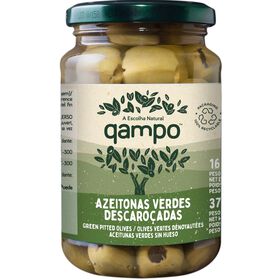 Azeitona Verde Descaroçada Qampo 160 gr