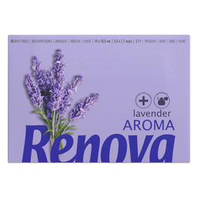 Lenços Faciais Mini Lavanda Renova 46 Un
