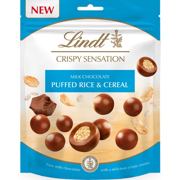 Bombons De Chocolate De Leite Com Arroz Tufado E Cereais Sensation Crispy 150 g