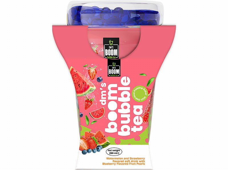 Bubble Tea Boom Mirtilio+Morango+Melancia 0.25 l