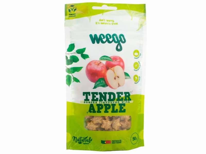Snacks Natural Cão Weego Maçã 50 g