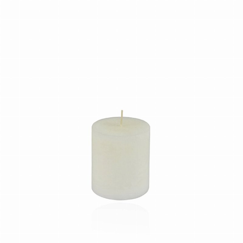 Basic Kool Vela Coluna Rústico Branco 7,5 Cm