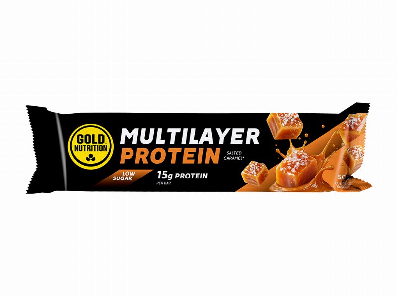 Barra Multilayer Goldnutrition Prot Dark Salted Caramel 50 g