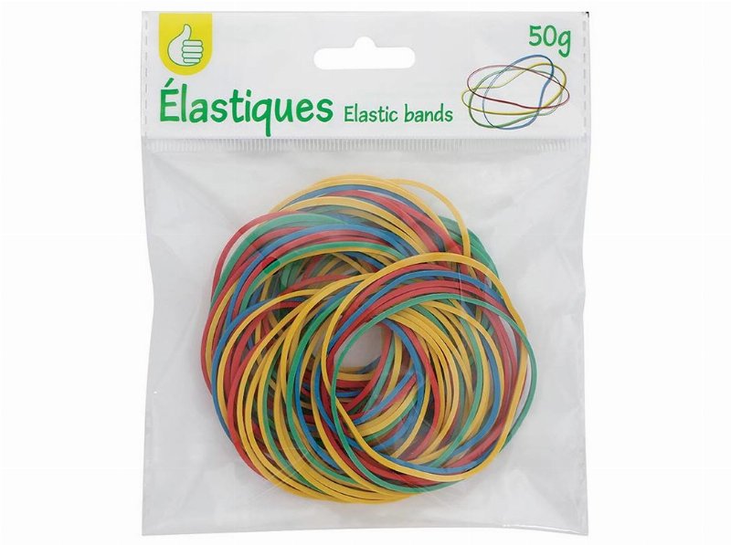 Elásticos Polegar 50 g Cores Sortidas