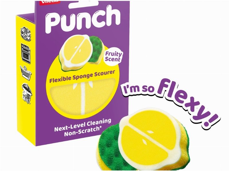 Esponja Vileda Limão Punch 1 Un