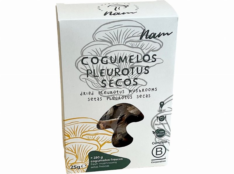 Cogumelos Pleurotus Nam Desidratados 25 g