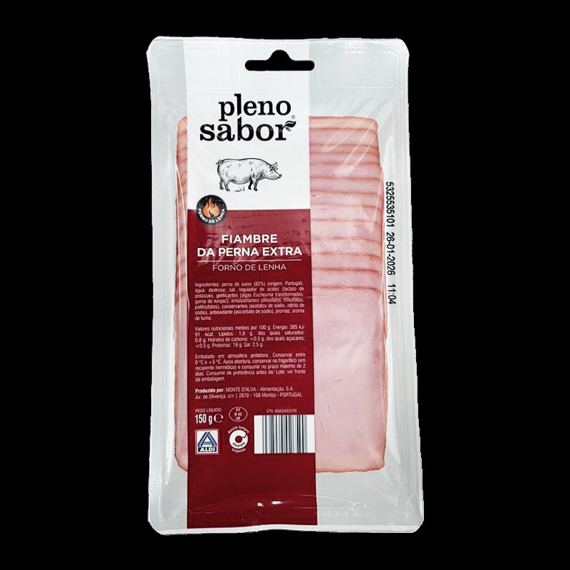 Fiambre Da Perna Extra Em Forno De Lenha