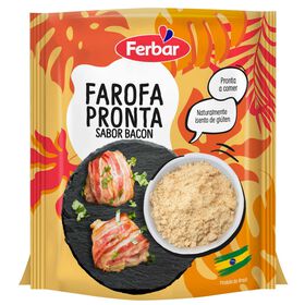 Farofa Sabor Bacon Sem Glúten Ferbar 250 gr