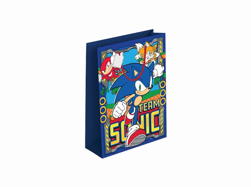 Saco Presente Sonic Pequeno 18X23X11Cm
