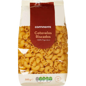Massa Cotovelos Riscados Continente 500 gr