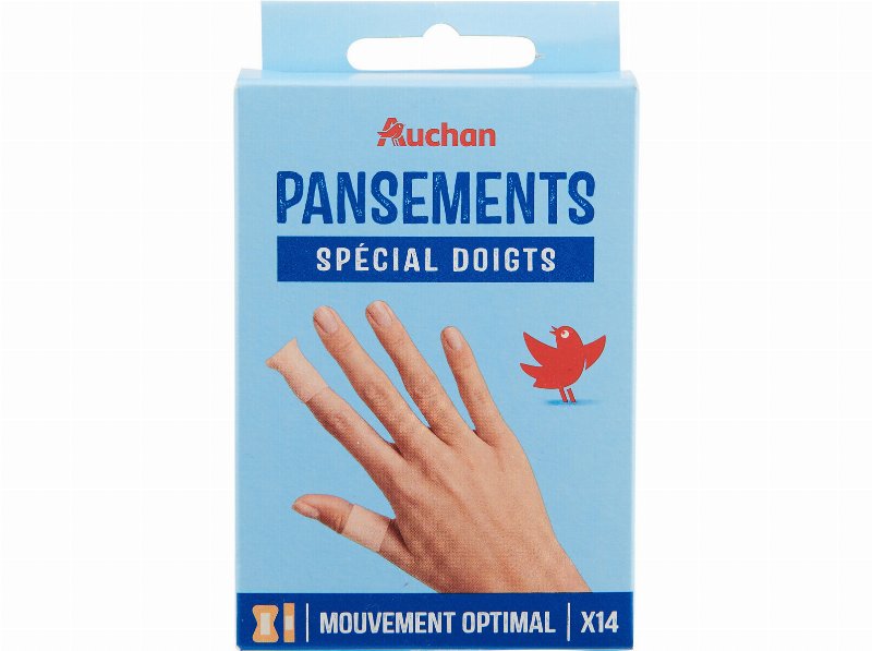 Pensos Auchan Para Dedos 2 Tamanhos 14Un