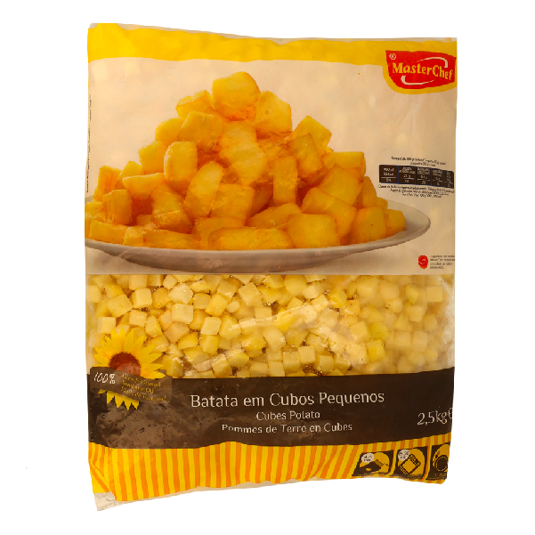 Batata Pré-Frita Cubos 12*12 2,5 kg Masterchef