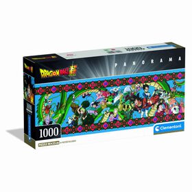 Clementoni - Puzzle Panorama Dragon Ball 1000 Peças