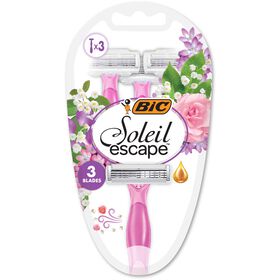 Lâminas Descartáveis Soleil Escape Lily & Roses Bic 3 Un