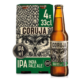 Cerveja Com Álcool Coruja India Pale Ale Super Bock Coruja 4 X 33 cl