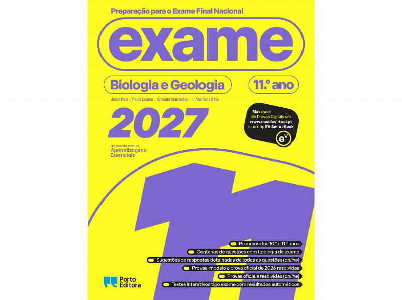 Livro Preparação Exame Final 2027 Biologia E Geologia 11º Ano