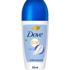 Desodorizante Roll On Advanced Talc Soft 72H Dove 50 ml