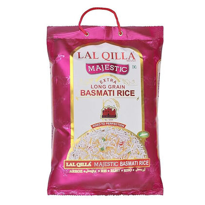 Arroz Basmati Extra Longo Majestic Lal Qilla 5Kg