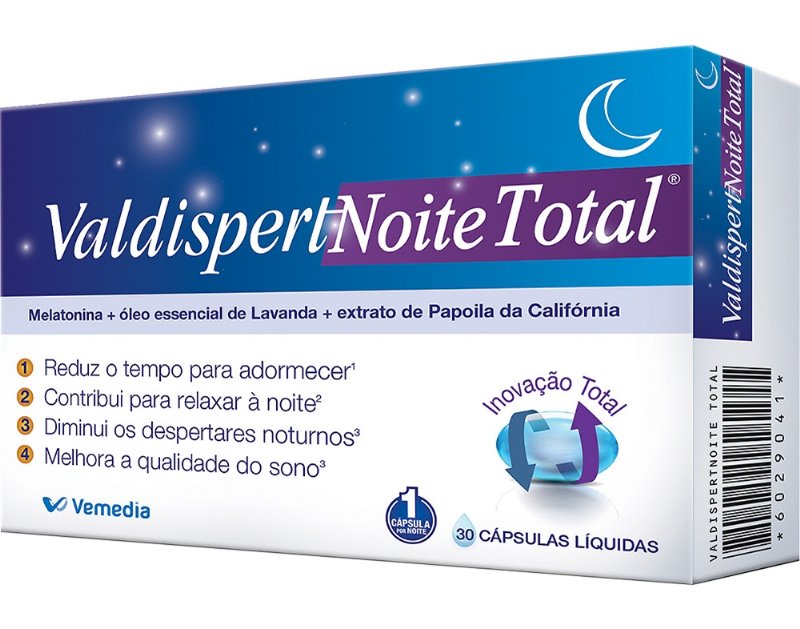 Suplemento Valdispert Noite Total 30 Capsulas
