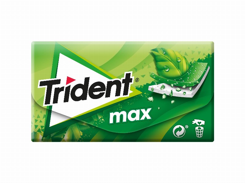 Pastilhas Trident Max Spearmint 27 g