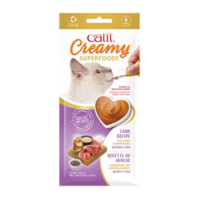 Puré Para Gato Creamy Cordeiro, Quinoa E Chia Catit 4 X 10 g
