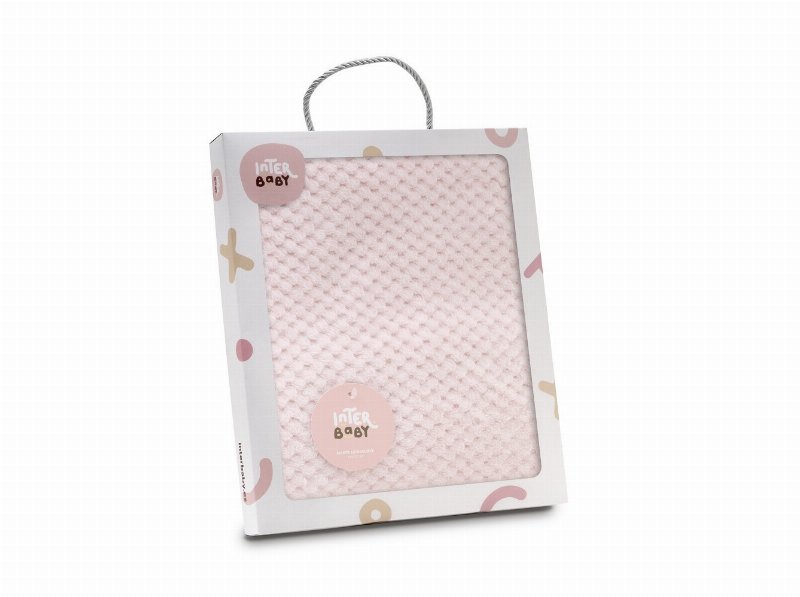 Manta Interbaby Suave Rosa 80X110Cm
