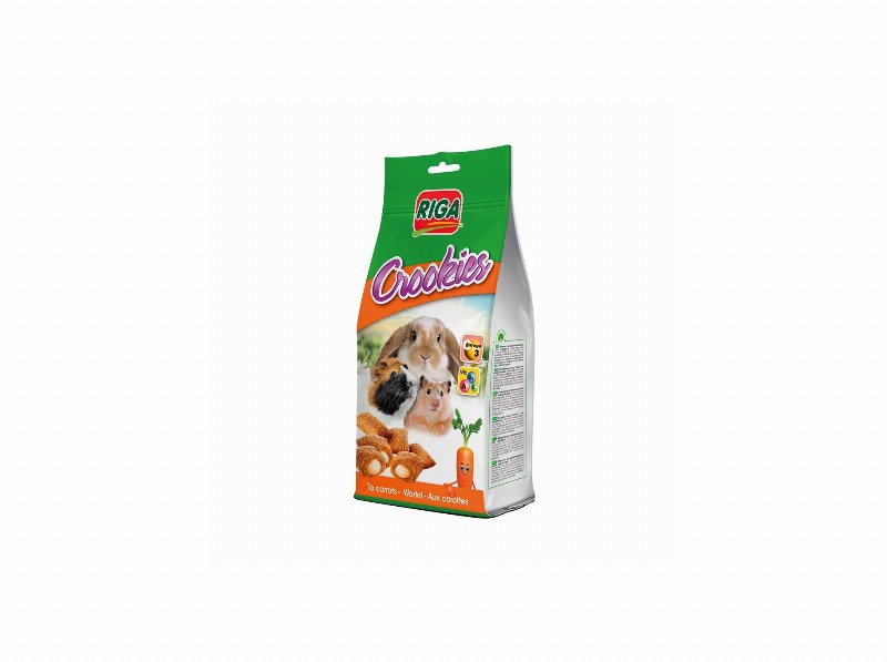 Snack Roedores Riga Crookies Cenoura 50 g