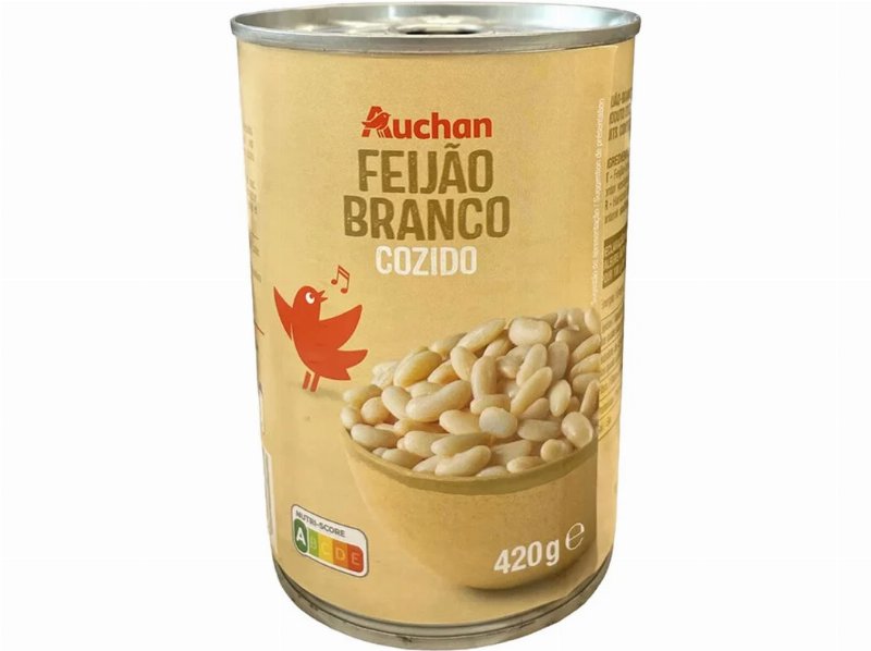 Feijão Branco Auchan Cozido 420(260)G