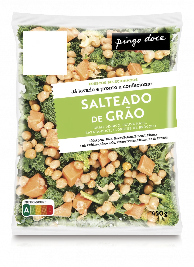 Salteado De Grão Embalado Pingo Doce 0.45Un