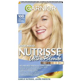 Coloração Permanente Ultra Blonde Louro Muito Claro 100 Garnier Nutrisse 1 Un