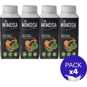 Iogurte Líquido Proteína Frutos Tropicais Mimosa 4 X 250 gr