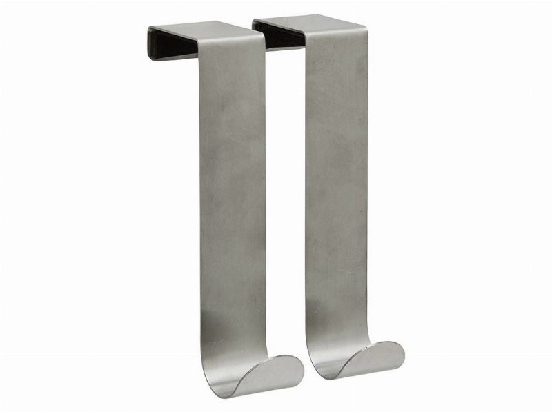 Conjunto 2 Cabides Para Porta Actuel Inox 2.5X12Cm