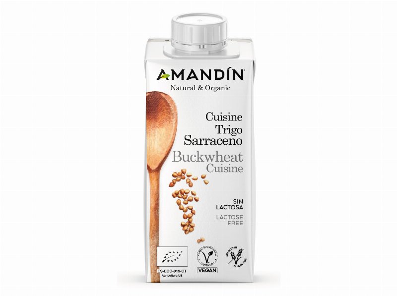 Creme Culinário Amandín Trigo Sarraceno Bio 200 ml