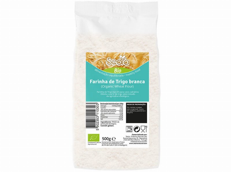 Farinha Seara De Trigo Bio 500 g