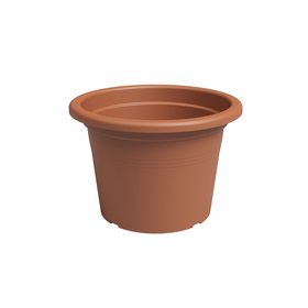 Vaso Redondo Plástico 25Cm Terracota Artevasi 1 Un
