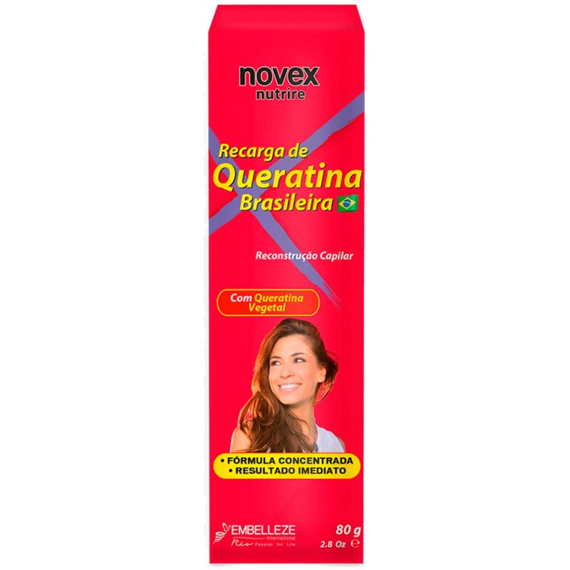 Recarga De Queratina Brasileira 80 g