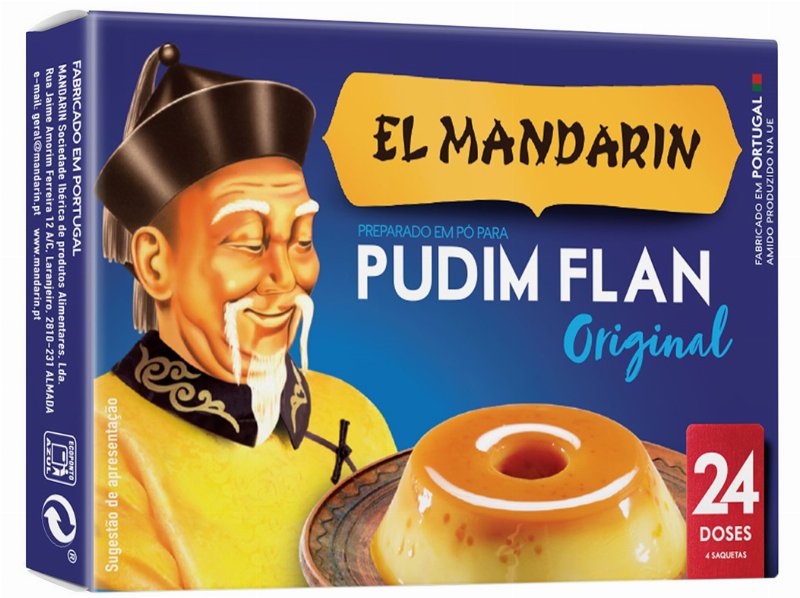 Pudim Mandarim Flan 24 Doses