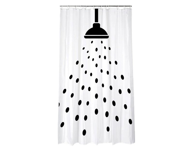 Cortina Duche Actuel Estampado Chuveiro 180X200Cm