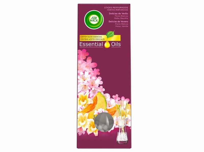 Ambientador Sticks Air Wick Perfumados Delícias De Verão 30 ml