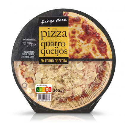 Pizza Fresca 4 Queijos Pingo Doce 0.39Kg