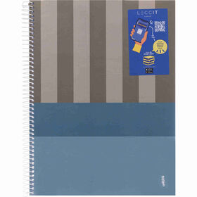 Caderno Espiral Capa Dura A4 Quadriculado Dynamic Para App Leccit (Várias Cores) Note!