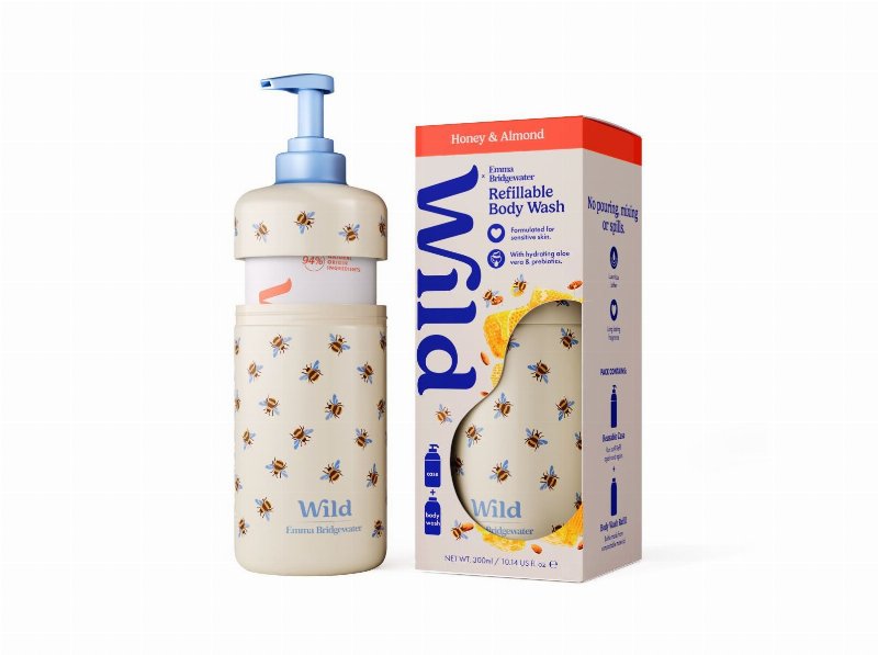 Kit Gel Banho Wild Mel Amêndoa 300 ml