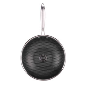 Wok Antiaderente Aço Inoxidável 28Cm Multilayer Kasa