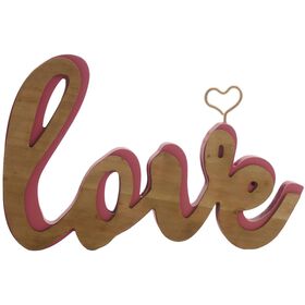 Letra Love Coração Kasa