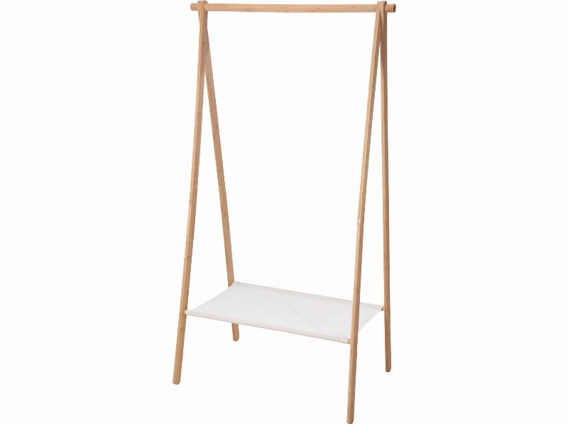 Suporte Cabide Bambu 86X57X155Cm