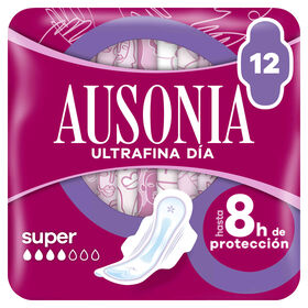 Pensos Higiénicos Ultrafina Super Com Abas Ausonia 12 Un